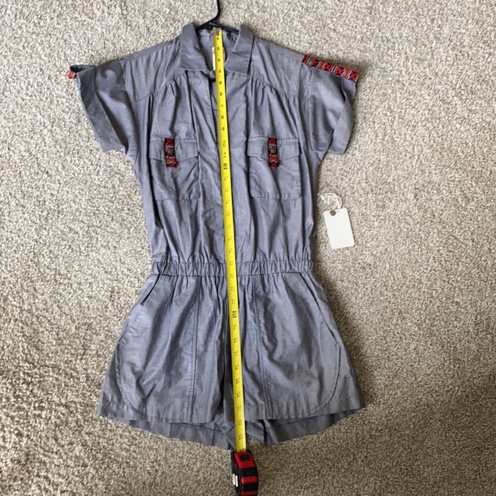 Lucca Couture Denim Romper - Picture 10 of 16